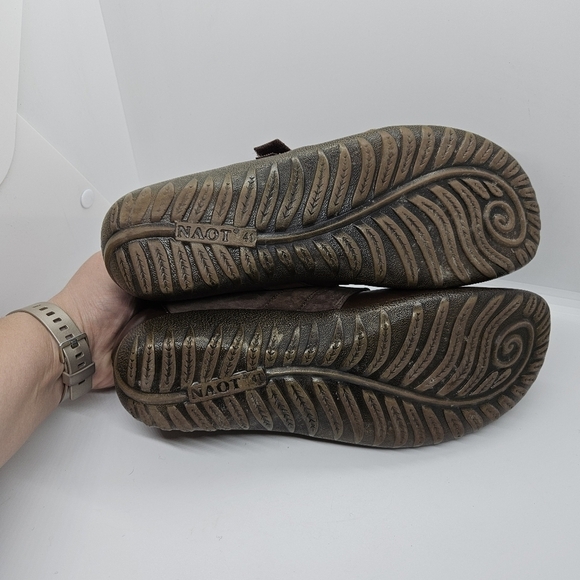 Naot brown leather Tane slip on shoes EU 41 US 10 - Picture 9 of 11
